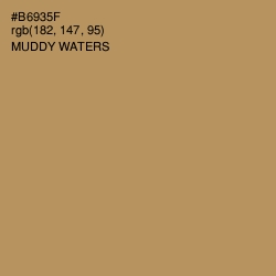 #B6935F - Muddy Waters Color Image